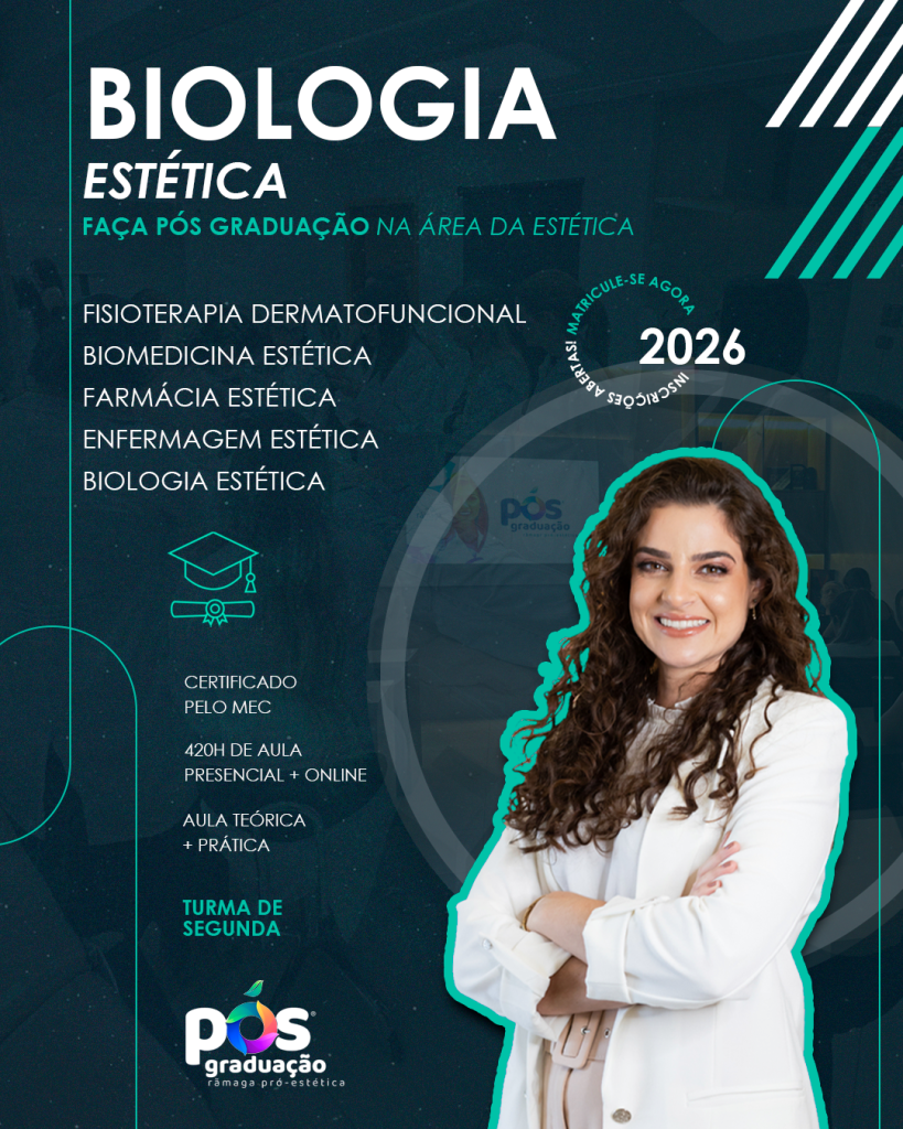 Pós-Graduação Biologia Estética - Reconhecido pelo MEC - Segunda-feira ...