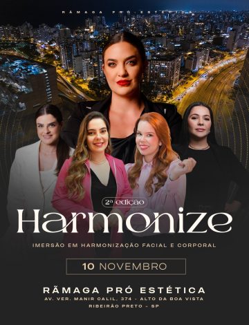 Rãmaga Harmonize 2ª Imersão em Harmonização Facial e Corporal – 10/11/26 – Terça Feira